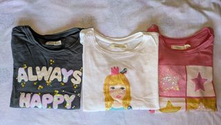 Lote 3 Camisetas Sfera Niña Talla 4-5