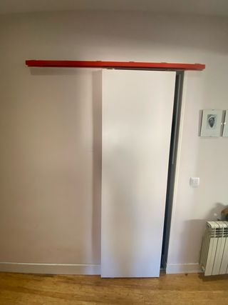 Puerta corredera blanca 62x210cm