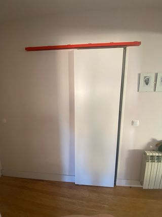 Puerta corredera blanca 62x210cm