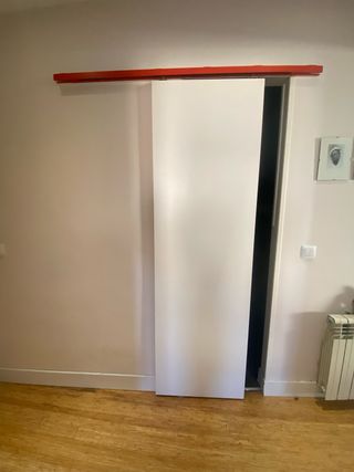 Puerta corredera blanca 62x210cm