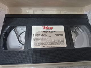 El Pequeño Nemo VHS Disney Película Animada Españo