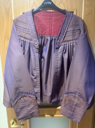 Blusa Baturro Fiesta Morado