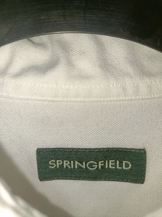 Camisa blanca de vestir para hombre