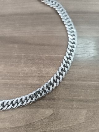 Cadena de acero hombre Cubana.