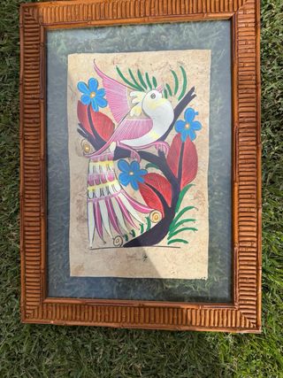 3 Cuadros Decorativos Aves y Flores