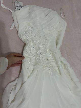 Vestido de Novia Blanco Talla M