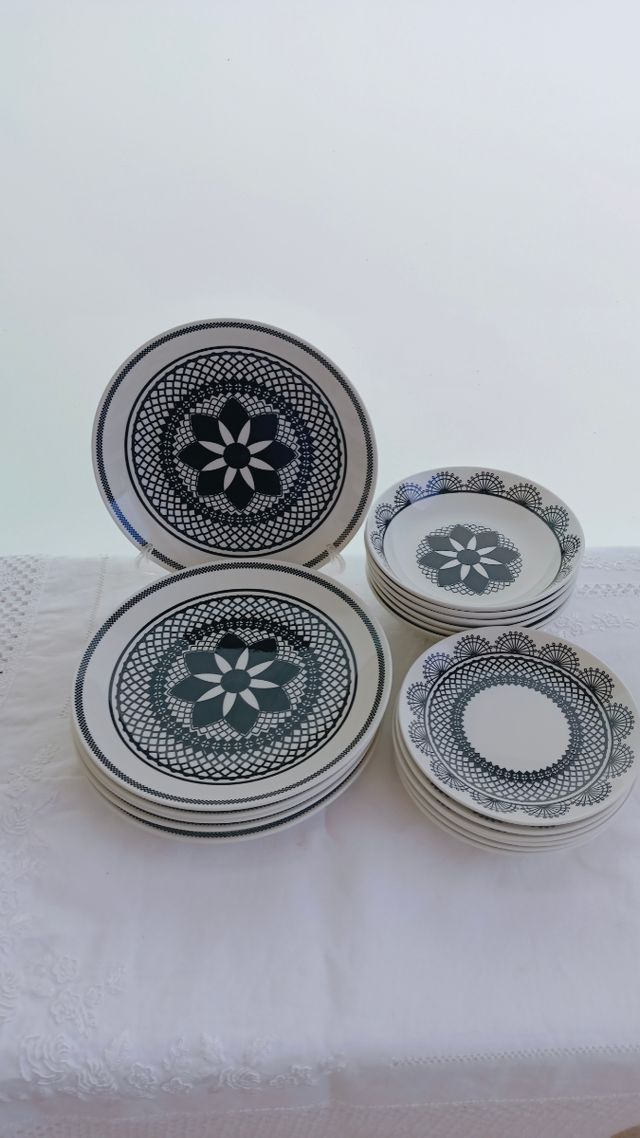 ✨Vajilla porcelana La Cartuja 18 piezas