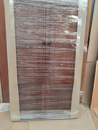 Ventanales de iroko con cristales