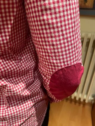 Camicia H&M fantasia vichy rossa e bianca taglia M