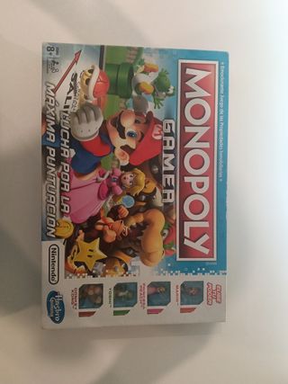 Hasbro-Monopoly Gamer Nintendo Edición Mario
