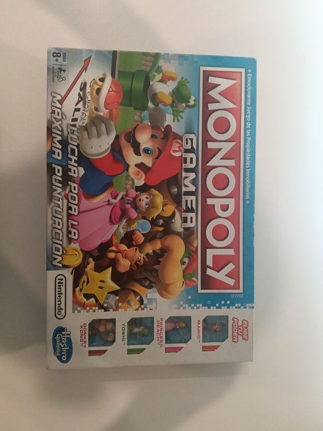 Hasbro-Monopoly Gamer Nintendo Edición Mario
