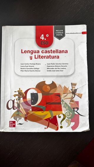 LIBRO LENGUA Y LITERATURA 4°ESO MC GRAW HILL