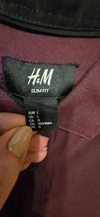 Camicia uomo H&M amaranto