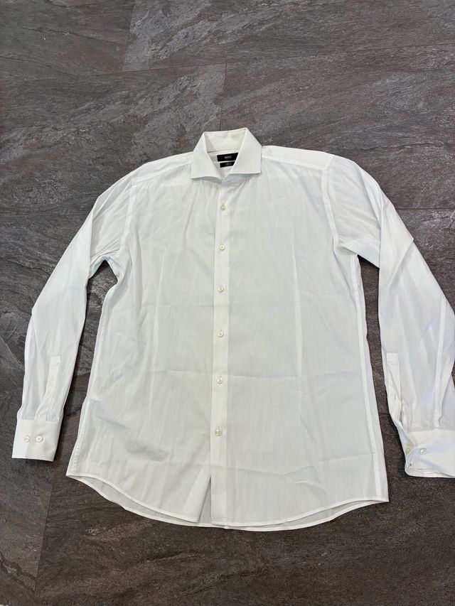 Camisa Hugo Boss Talla 38/15 Blanca