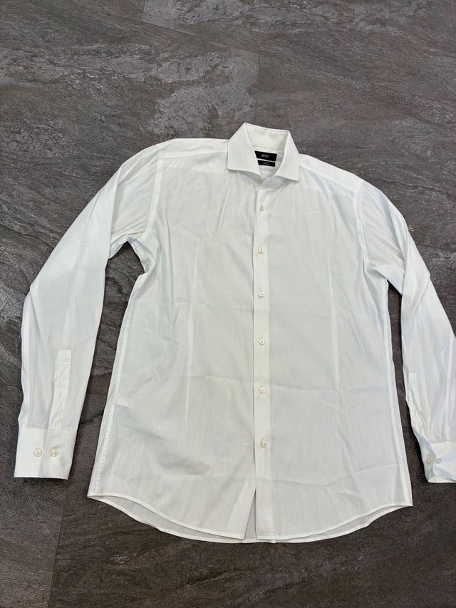 Camisa Hugo Boss Talla 38/15 Blanca