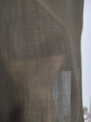 Falda larga talla 44 marrón oscuro