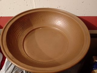 Pareja de calderos de cobre