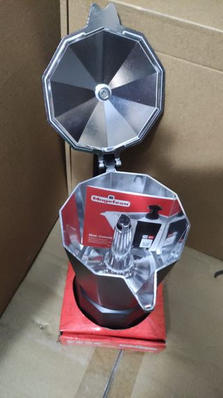 Cafetera Moka Negra Magefesa Colombia Noir 9 tazas