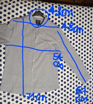 Camicia uomo celeste