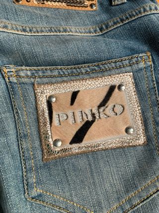 Jeans skinny Pinko donna blu