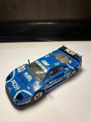 Ferrari F40 Scalextric Azul