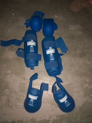 Protecciones Karate Niños Guantinas y Empeineras