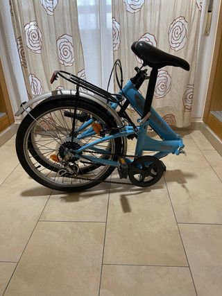 Bicicleta plegable azul F-Park 20