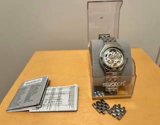 Swatch Irony Automatic Reloj Plata