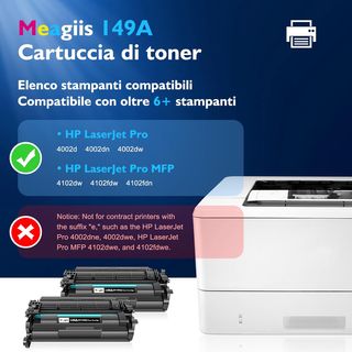 Toner 149A W1490A NERO per HP Laserjet Pro 200