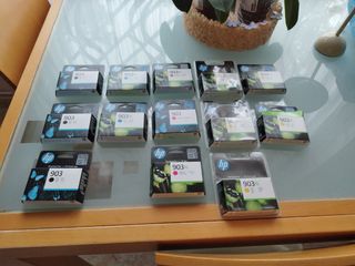 Impresora HP OfficeJet 6951 Negra con 4 cartuchos