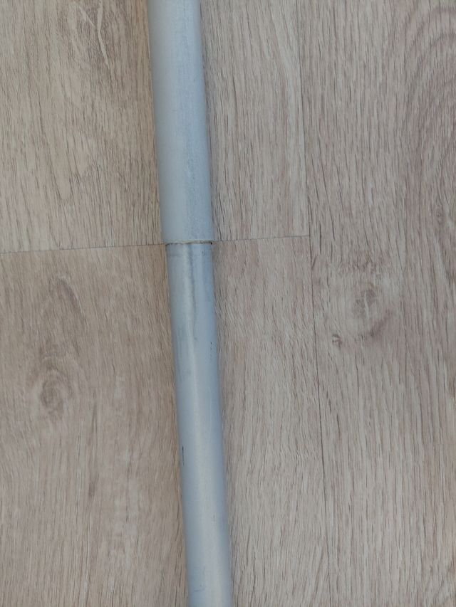 Barra cortina extensible plateada