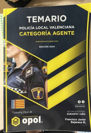Temario Agente Polícia Local de C.Valenciana