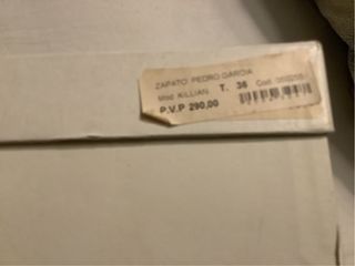 Zapatos Pedro García T.36 Impecables