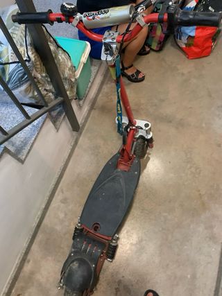 Patinete eléctrico con fallo de batería