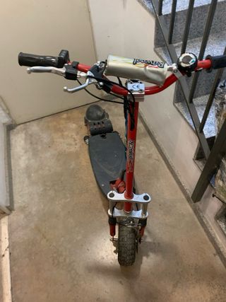 Patinete eléctrico con fallo de batería