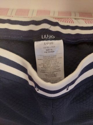 Liu-Jo Pantaloncini Trapuntati Blu