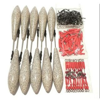 ♦️10 plomos pesca surfcasting, grapas urfes anzuel