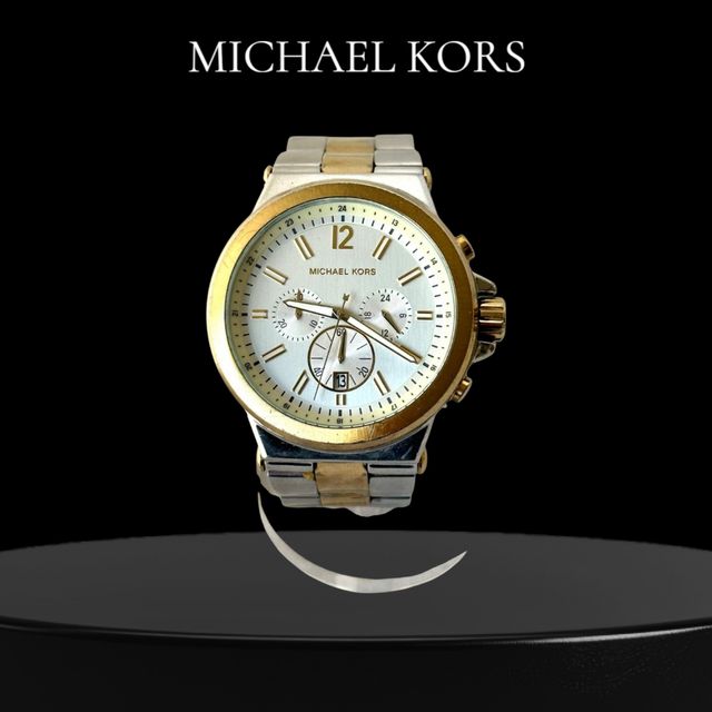 Reloj Michael Kors Cronógrafo Dorado y Plateado