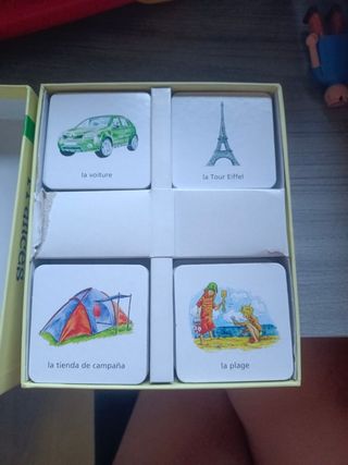 Juego de cartas Mi primer Memo Francés