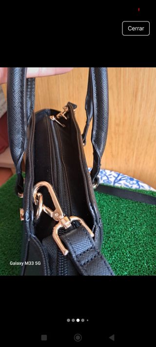 Bolso H&M Negro Mano y Hombro