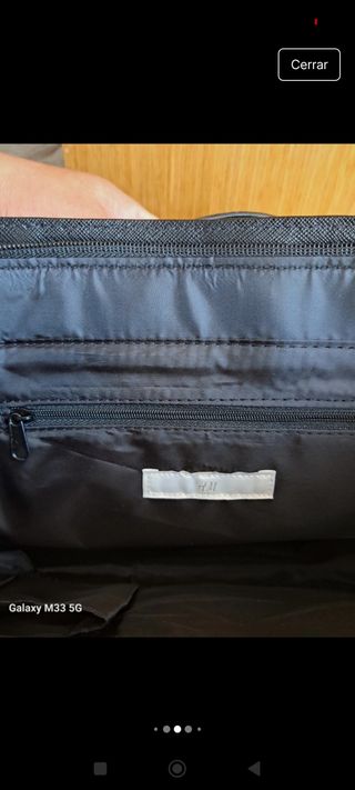 Bolso H&M Negro Mano y Hombro