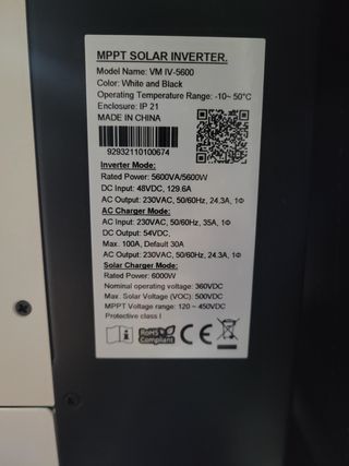 AXPERT VM IV 5600 NUEVOS