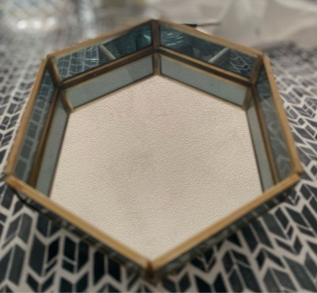 Porta fedi e fedi nuziali in cristallo e metallo