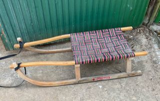 Trenó de madeira Bachmann