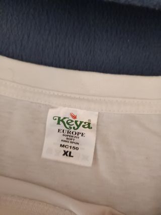 Camiseta Keya Blanca Talla XL