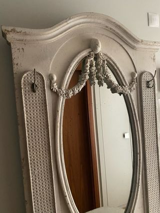 Mueble de entrada con espejo