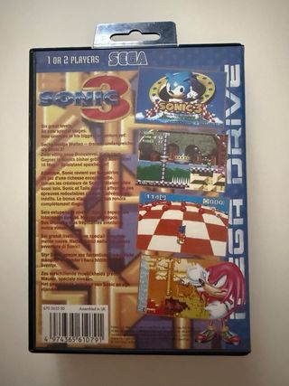 Sonic 3 Sega Mega Drive