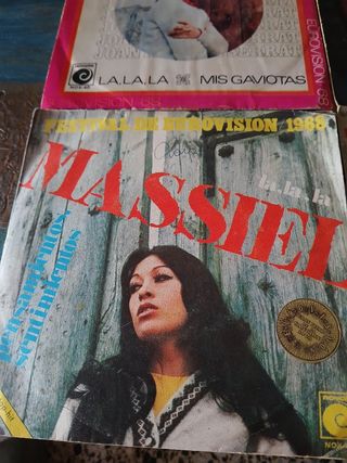 Lote 5 Vinilos 45 RPM Pop Español