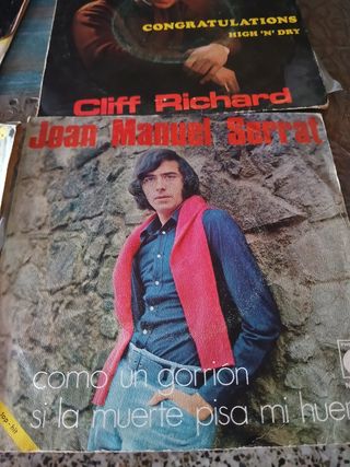 Lote 5 Vinilos 45 RPM Pop Español