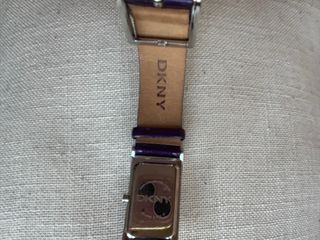 Reloj DKNY Acero y Piel Morado/Plata